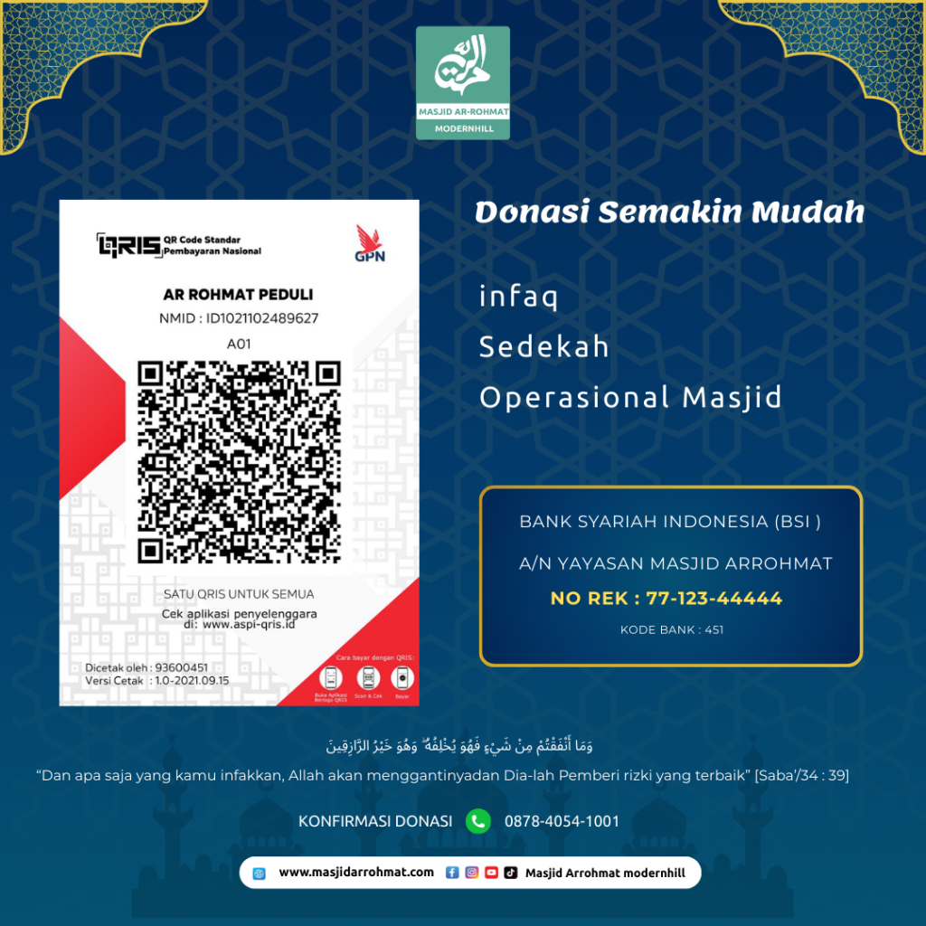 DONASI MASJID ARROHMAT